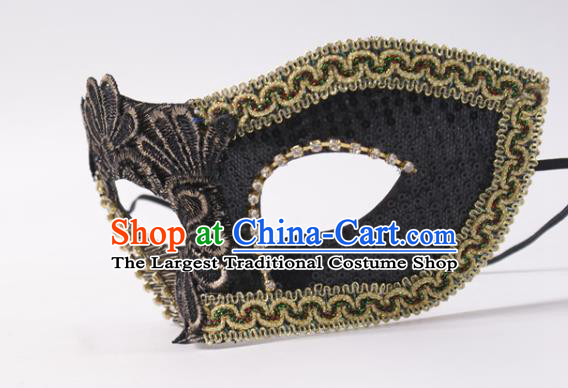 Halloween Party Cosplay Mask Professional Stage Performance Face Mask Rio Carnival Blinder Headwear