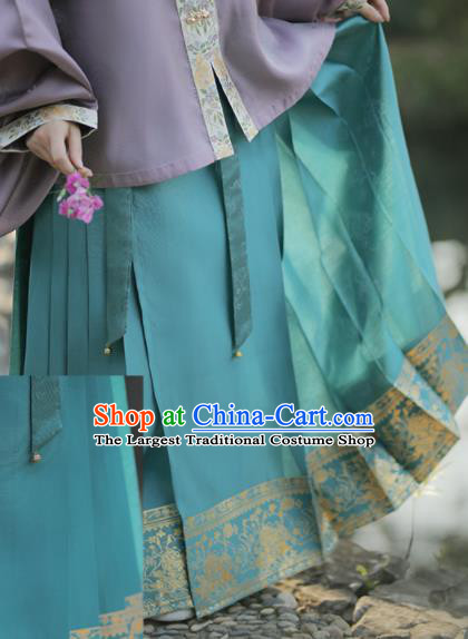 China Ming Dynasty Noble Lady Historical Garments Clothing Ancient Court Infanta Hanfu Dress for Women