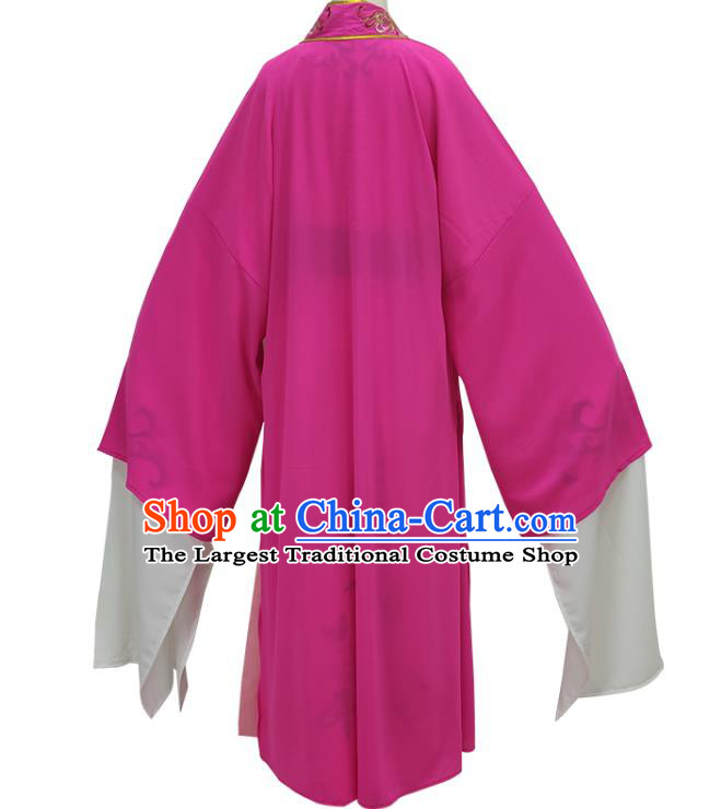 China Peking Opera Scholar Rosy Garments Traditional Beijing Opera Xiaosheng Clothing