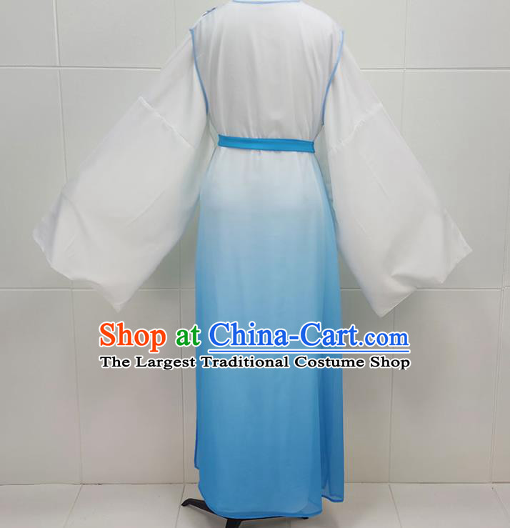 China Peking Opera Noble Childe Li Menglong Garments Traditional Shaoxing Opera Young Male Scholar Clothing
