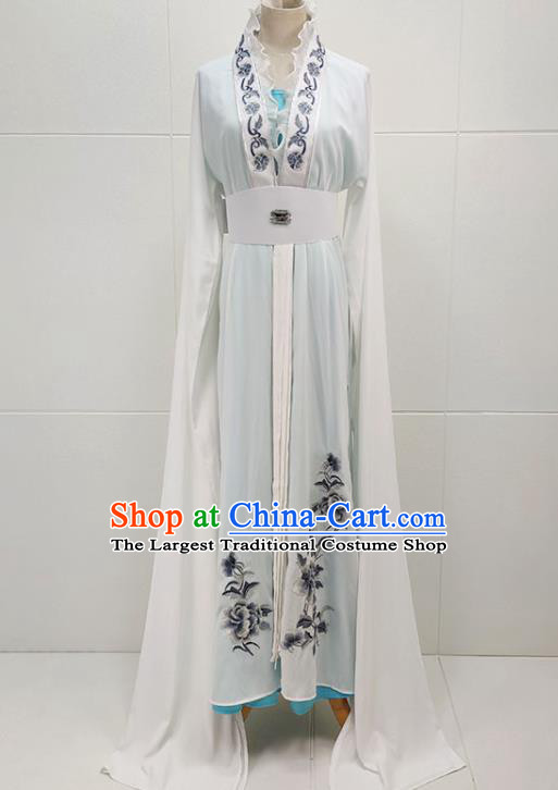 Chinese Beijing Opera Diva Clothing Traditional Shaoxing Opera Young Beauty Water Sleeve Dress Garments