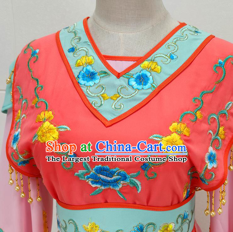 Chinese Peking Opera Hua Tan Dress Traditional Shaoxing Opera Fairy Garment Beijing Opera Young Beauty Clothing