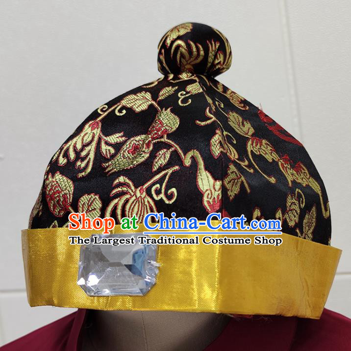 China Peking Opera Qing Dynasty Childe Garments Traditional Shaoxing Opera Young Male Clothing and Headwear