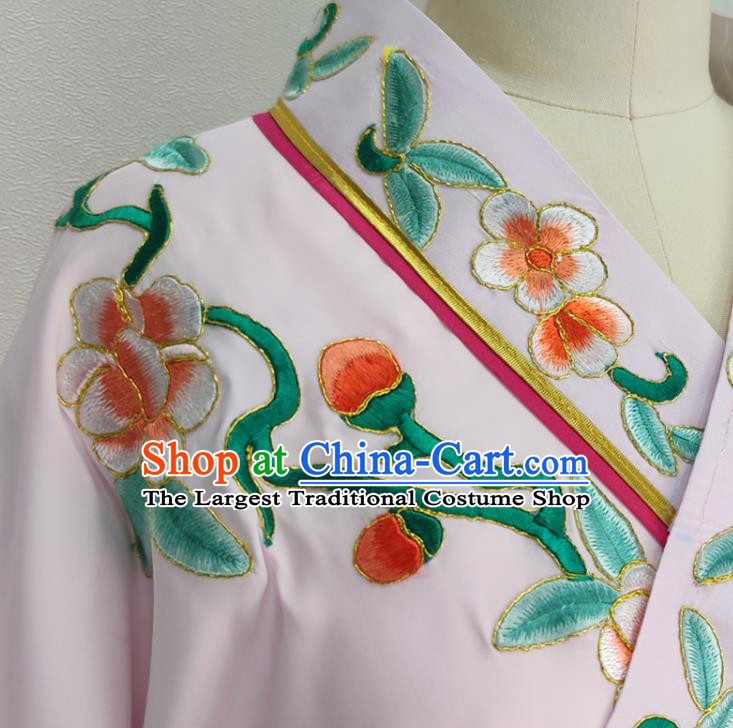 China Peking Opera Garment Costume Traditional Beijing Opera Young Man Pink Robe Shaoxing Opera Scholar Clothing