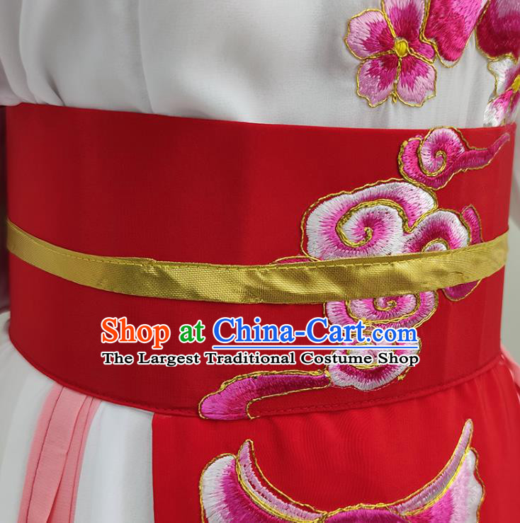 Chinese Beijing Opera Hua Tan Clothing Traditional Peking Opera Diva White Dress Shaoxing Opera Village Girl Garment