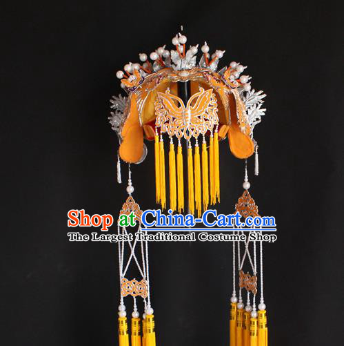 China Shaoxing Opera Empress Hat Traditional Peking Opera Hua Tan Headdress Beijing Opera Phoenix Coronet