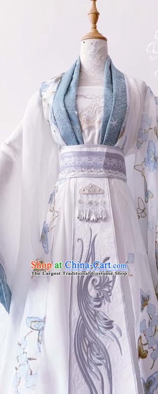 China Traditional Cosplay Han Dynasty Beauty Clothing Ancient Princess Hanfu Dress Garments