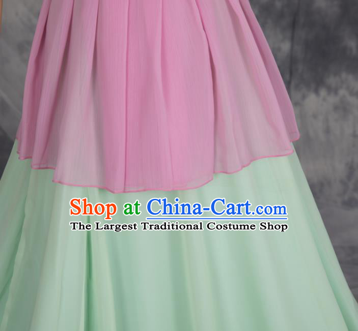 China Traditional Cosplay Fairy Clothing Ancient Female Swordsman Hanfu Dress Garments