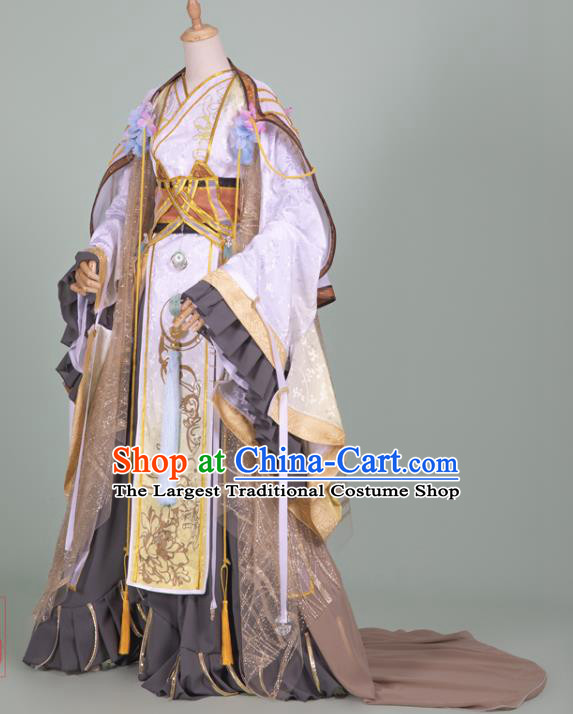 Chinese Ancient Royal King Hanfu Clothing Traditional Cosplay Han Dynasty Emperor Garment Costumes