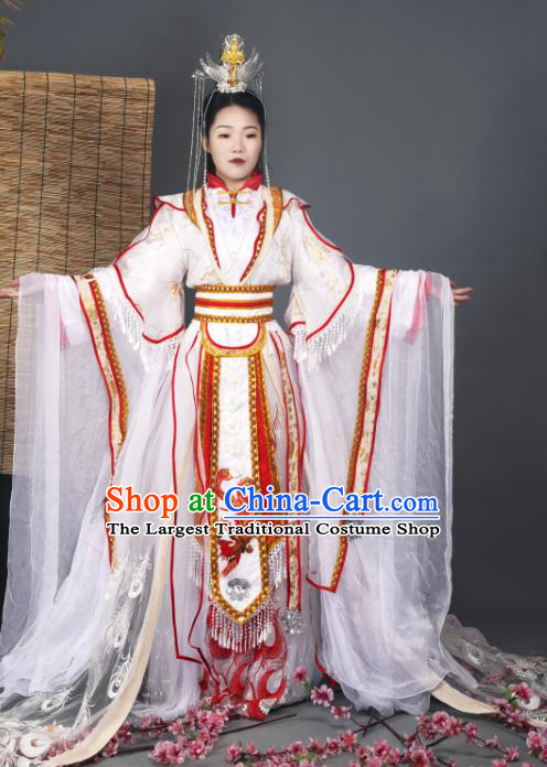 Chinese Ancient Noble King Wedding Hanfu Clothing Traditional Cosplay Crown Prince Xie Lian Garment Costumes