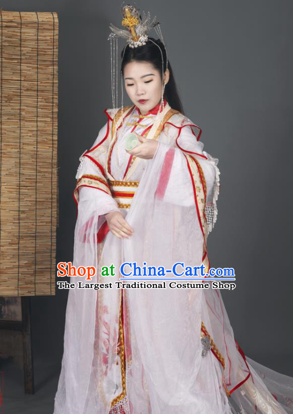 Chinese Ancient Noble King Wedding Hanfu Clothing Traditional Cosplay Crown Prince Xie Lian Garment Costumes