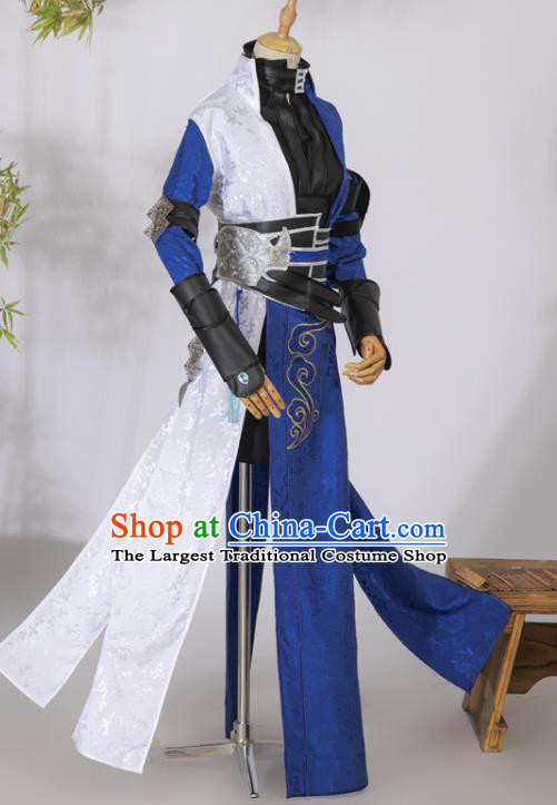 China Traditional Cosplay Female Swordsman Clothing Ancient Woman Warrior Hanfu Dress Garments