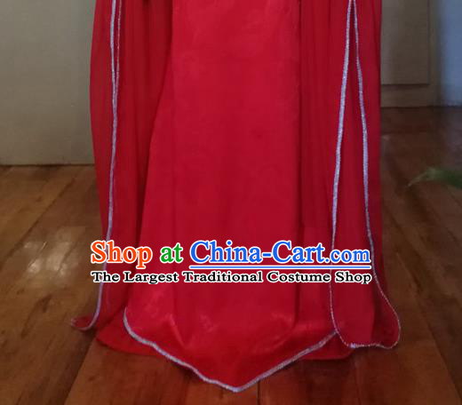 Chinese Tang Dynasty Prince Red Garment Costumes Ancient Monarch Hanfu Clothing Drama Cosplay King Apparels