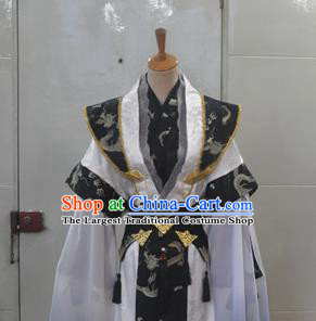 Chinese Ancient King Hanfu Clothing Drama Cosplay Prince Apparels Qin Dynasty Monarch Garment Costumes