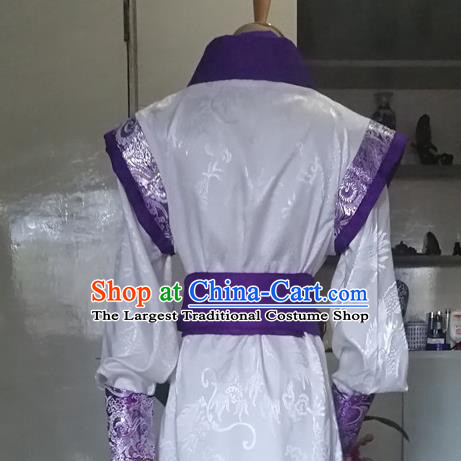 Chinese Ancient Swordsman Hanfu Clothing Drama Cosplay Prince Apparels Qin Dynasty Young Knight Garment Costumes