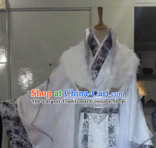 Chinese Drama Cosplay Nobility Childe Apparels Jin Dynasty Prince Garment Costumes Ancient Royal Highness Hanfu Clothing