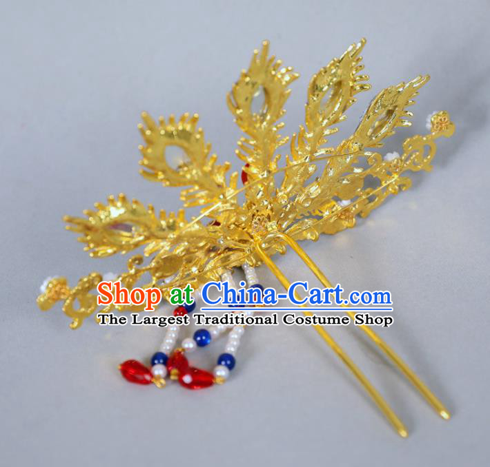 China Ancient Noble Woman Wigs and Phoenix Hairpins Ming Dynasty Palace Princess Chignon Hairpieces Traditional Hanfu Hair Accessories