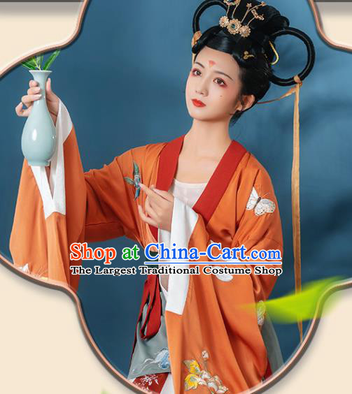 China Southern and Northern Dynasties Court Beauty Historical Clothing Ancient Goddess Hanfu Dress Garments for Women