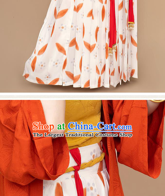 China Song Dynasty Palace Female Attendant Historical Clothing Ancient Court Beauty Dress Traditional Hanfu Garment Costumes Full Set