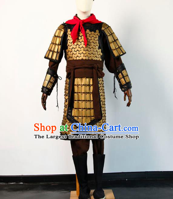Chinese Cosplay Monkey King Armor Apparels Ancient Warrior Clothing Drama A Chinese Odyssey Sun Wukong Garment Costume