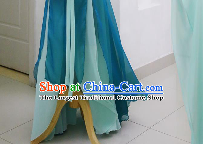China Ancient Princess Hanfu Dress Cosplay Tang Dynasty Palace Dance Garments Traditional Drama San Qian Ya Sha Qin Chuan Clothing