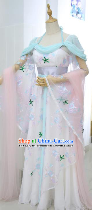 China Ancient Court Beauty Hanfu Dress Cosplay Tang Dynasty Princess Garments Traditional Drama Xin Zui Da Jin Zhi Shengping Clothing