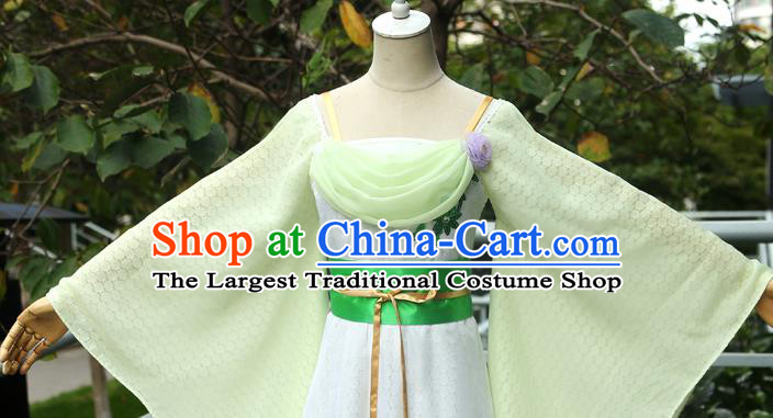 China Ancient Goddess Princess Hanfu Dress Cosplay Heavenly Lady Garments Traditional Drama Seven Fairy Clothing
