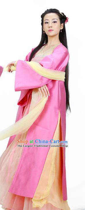 China Ancient Swordswoman Hanfu Dress Cosplay Fairy Knight Garments Traditional Drama The Journey of Flower Ni Mantian Clothing