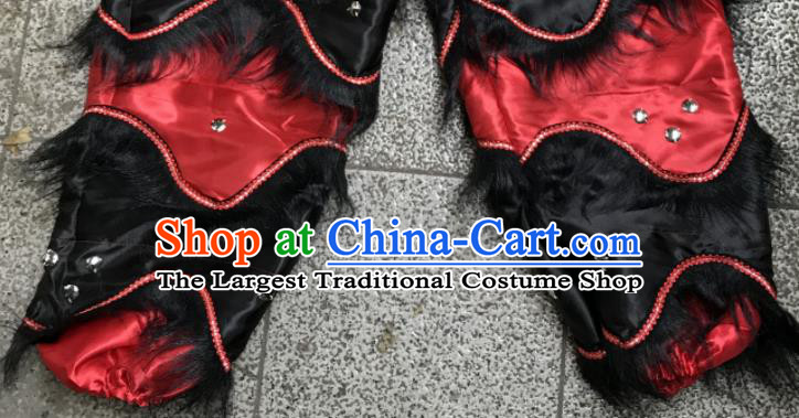 China Lion Dancing Competition Lion Head Lion Dance Fur Costumes Southern Lion Performance Uniforms
