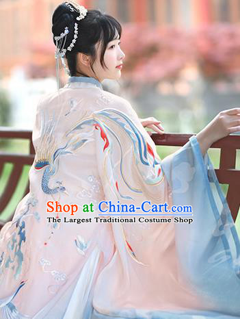 China Ming Dynasty Princess Clothing Ancient Noble Woman Hanfu Dress Traditional Court Lady Historical Garments