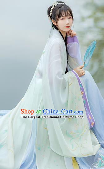 China Traditional Court Lady Historical Garments Song Dynasty Princess Clothing Ancient Noble Woman Hanfu Dress