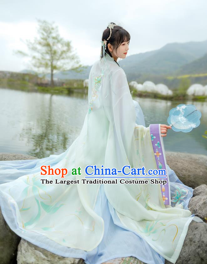 China Traditional Court Lady Historical Garments Song Dynasty Princess Clothing Ancient Noble Woman Hanfu Dress