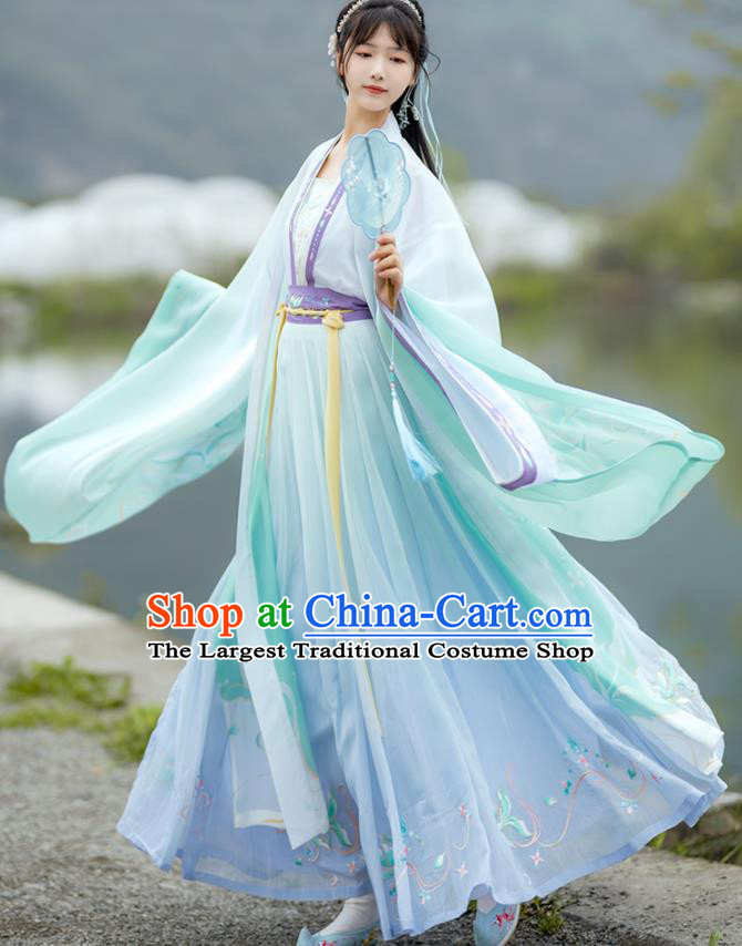 China Traditional Court Lady Historical Garments Song Dynasty Princess Clothing Ancient Noble Woman Hanfu Dress