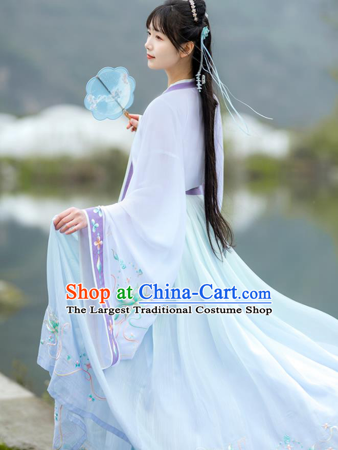 China Traditional Court Lady Historical Garments Song Dynasty Princess Clothing Ancient Noble Woman Hanfu Dress