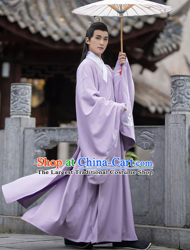 China Ancient Crown Prince Hanfu Robe Ming Dynasty Childe Clothing Traditional Historical Garment Costumes for Men