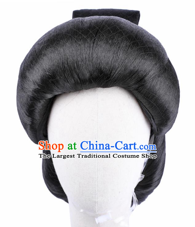 Japanese Traditional Geisha Headdress Japan Kimono Hairpieces Stage Performance Wigs