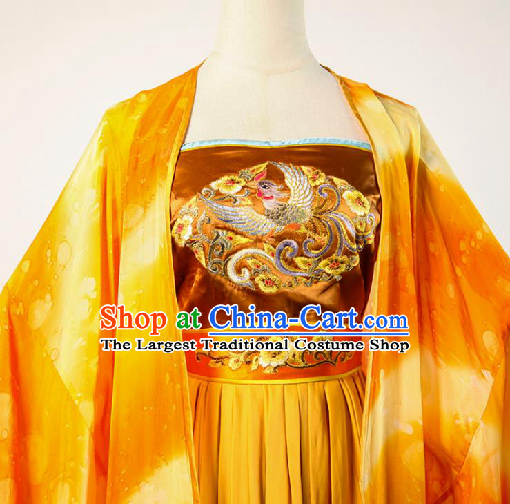 China Ancient Queen Wu Zetian Hanfu Dress Tang Dynasty Court Woman Garments Traditional Drama Empress Wu Mei Niang Clothing