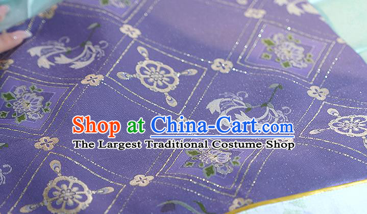 China Traditional Ming Dynasty Imperial Consort Historical Garment Costumes Ancient Royal Princess Purple Hanfu Dress Clothing Complete Set