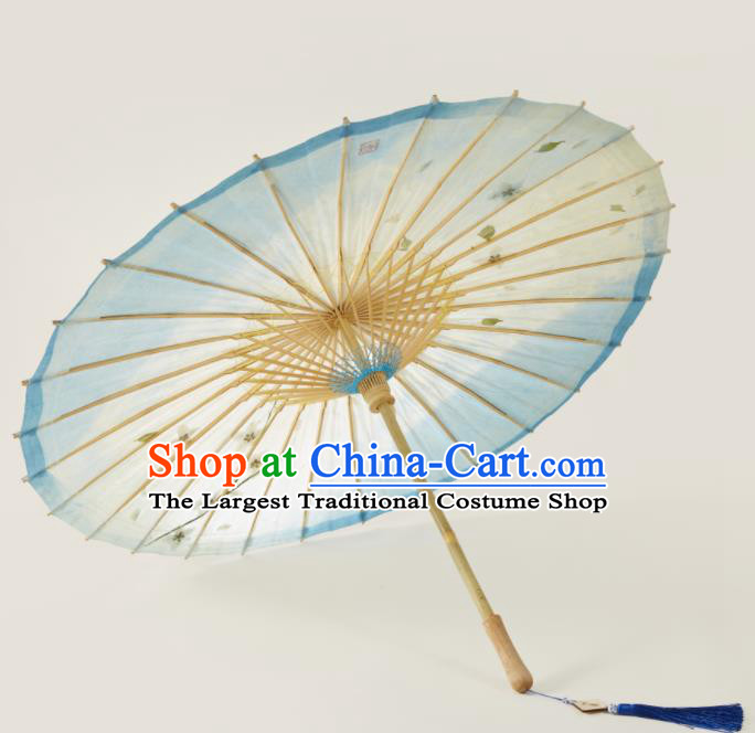 China Handmade Oil Paper Umbrella Traditional Drama Umbrellas Classical Dance Umbrella Printing Manjusaka Paper Umbrella