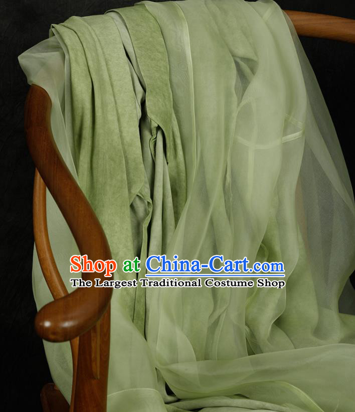 China Traditional Song Dynasty Young Lady Historical Clothing Ancient Swordswoman Green Hanfu Dress Apparels