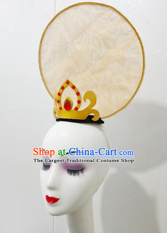 China Goddess Dance Hair Crown Classical Dance Hair Accessories Stage Performance Headdress