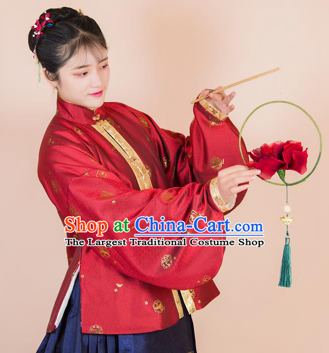 China Ancient Royal Woman Dresses Ming Dynasty Noble Female Clothing Traditional Hanfu Garment Costumes Full Set