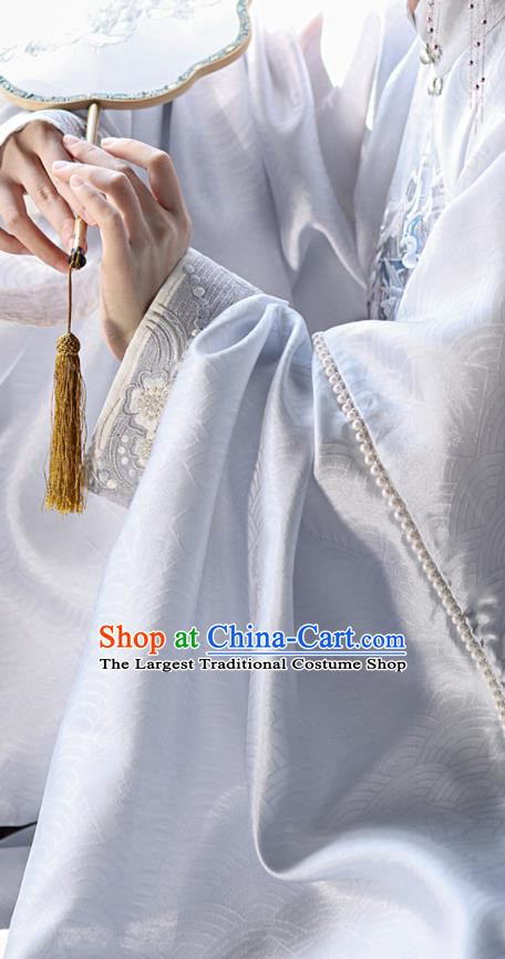 China Ancient Noble Mistress Garment Costumes Ming Dynasty Countess Historical Clothing Traditional Female Hanfu Dresses