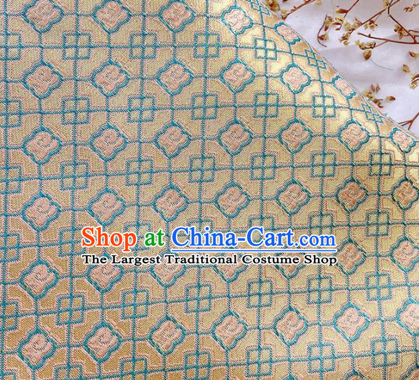 China Hanfu Dress Jacquard Song Brocade Tang Suit Damask Classical Pattern Satin Tapestry Traditional Silk Fabric