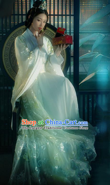 China Traditional Han Dynasty Court Beauty Historical Clothing Ancient Imperial Consort Hanfu Dress Garments