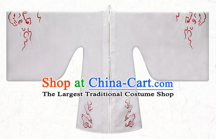 China Traditional Hanfu Priest Frock Ming Dynasty Swordsman Garment Costumes Ancient Young Childe Clothing Complete Set