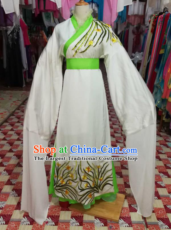 China Ancient Courtesan Li Wa Garment Costumes Shaoxing Opera Actress Dress Outfits Traditional Peking Opera Diva Clothing