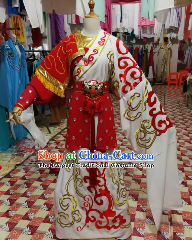 China Traditional Opera General Lv Bu Clothing Shaoxing Opera Warrior Garments Beijing Opera Wusheng Robe Uniforms