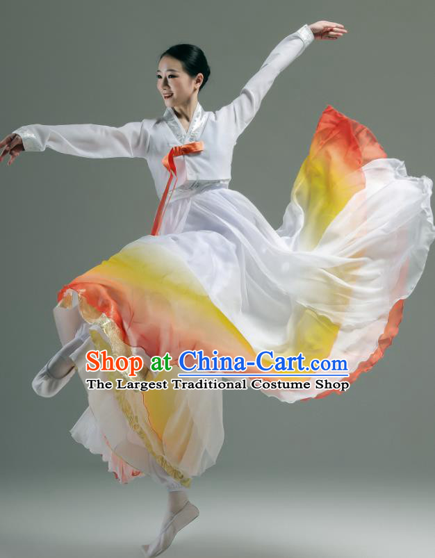 China Woman Dance Uniforms Korean Dance Fashion Classical Dance Clothing Women Stage Performance Costumes