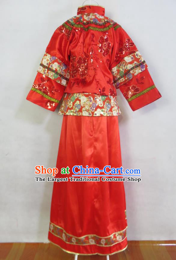 China Traditional Embroidery Xiuhe Suits Bride Toasting Clothing Wedding Garment Costumes Classical Red Cheongsam Dress